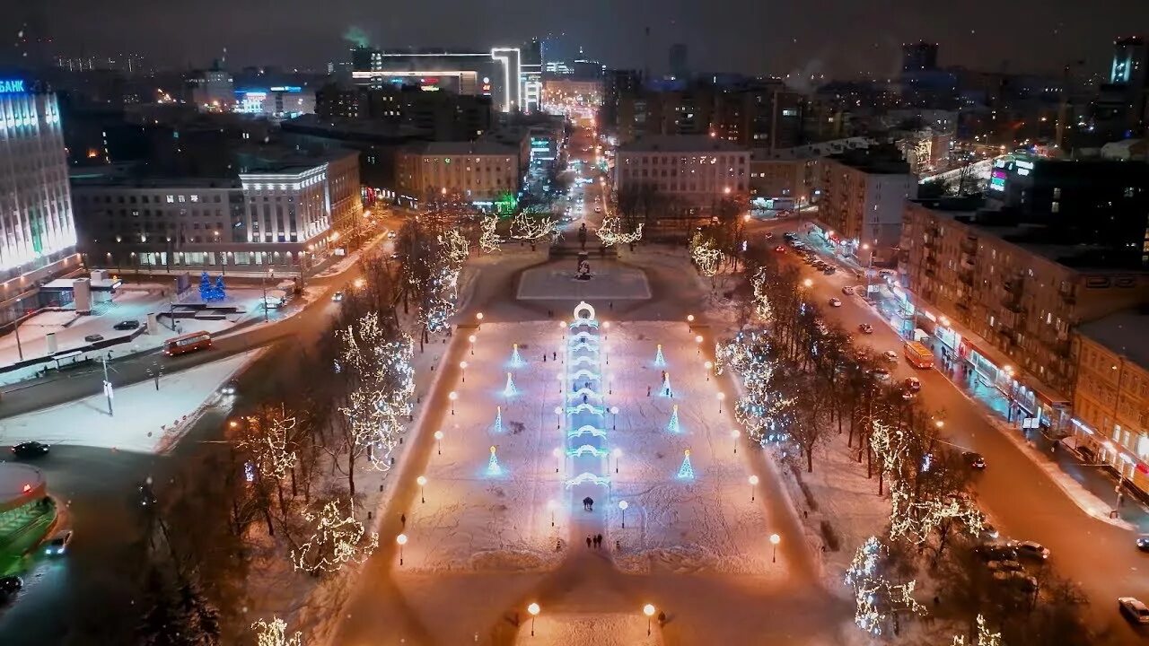Площади нижнего новгорода фото Новогодняя площадь Горького, Покровка Нижний Новгород - YouTube