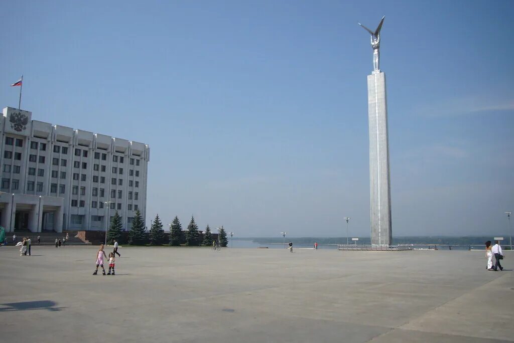 Площади самары фото Panorama: Glory Monument, monument, memorial, Russia, Samara, Glory Square - Yan