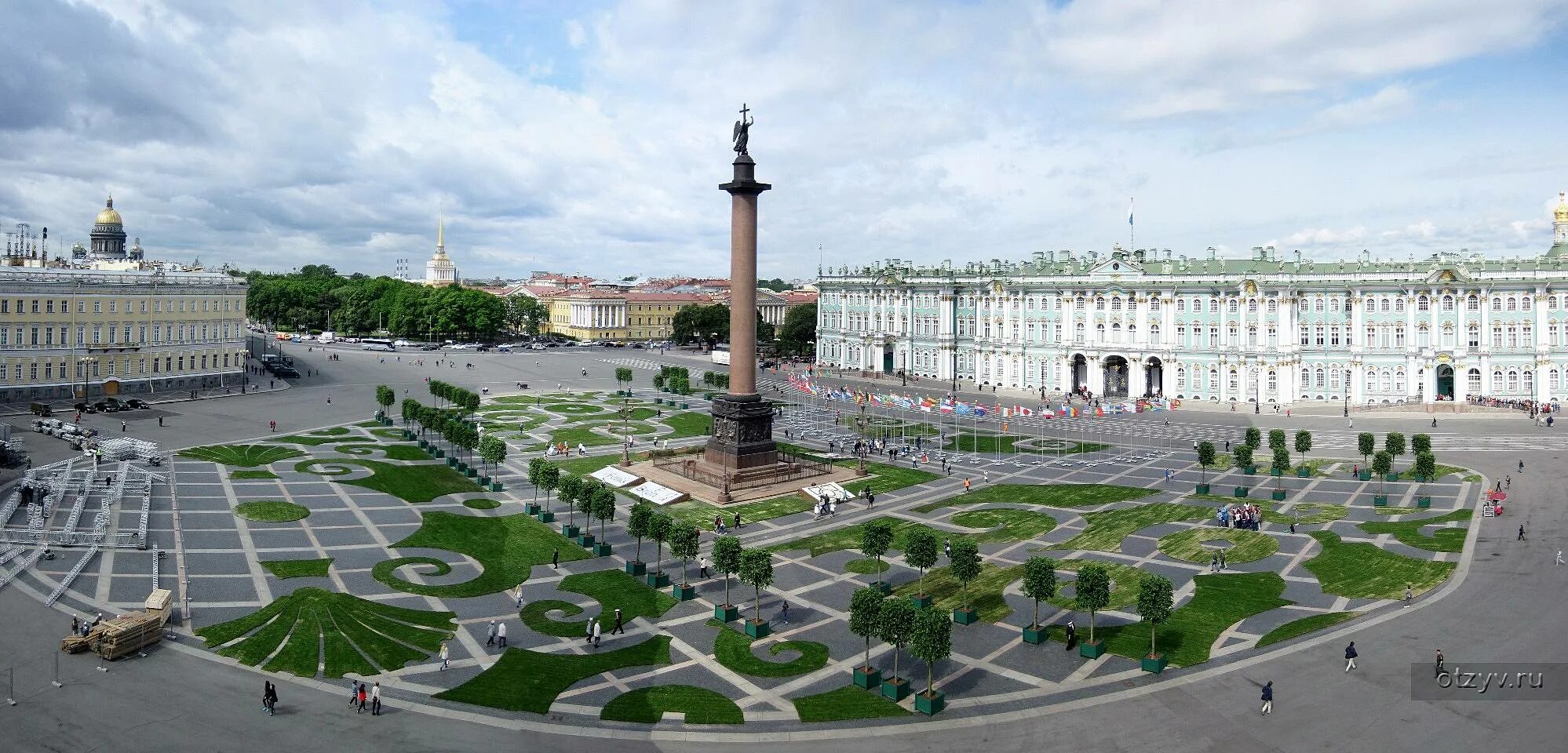 Площади санкт петербурга фото Санкт-Петербург. Вид на город с высоты. Часть 3. Главный штаб. Детали и подробно