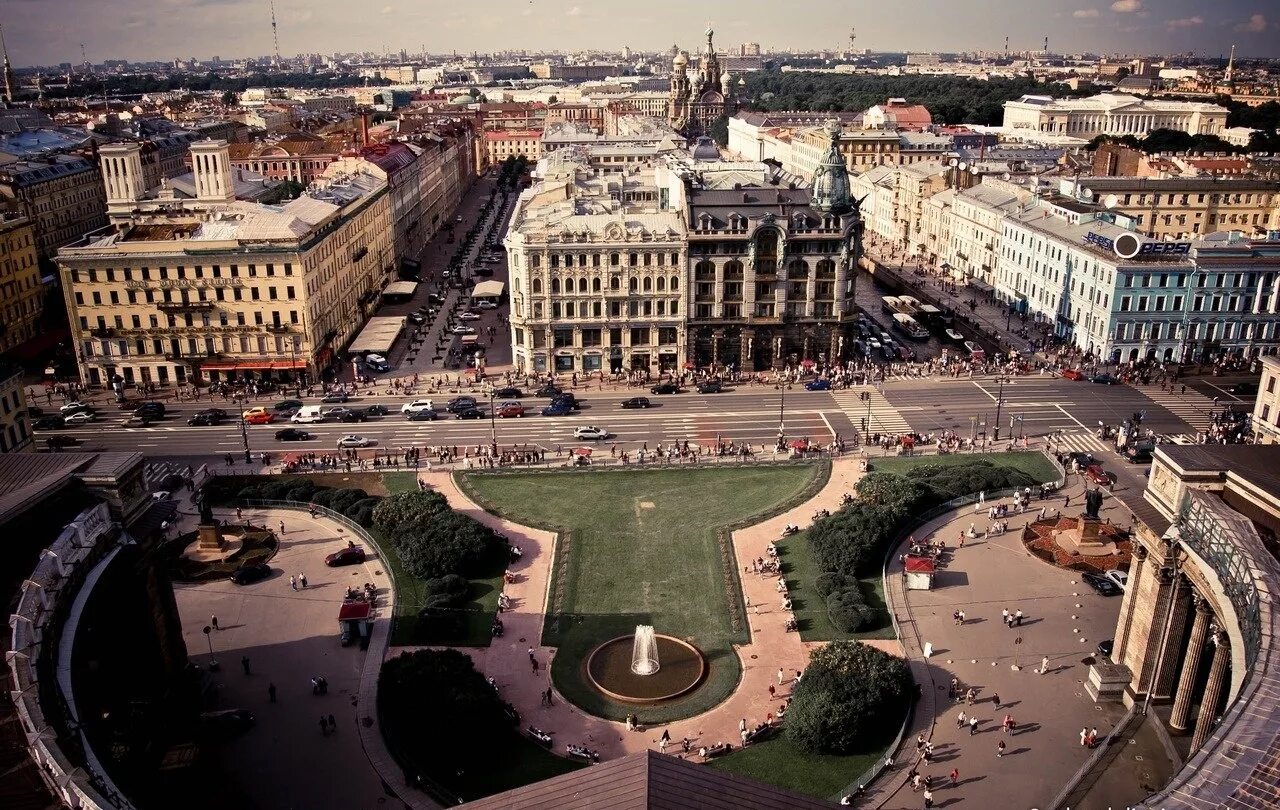 Площади спб фото О Петербурге - Площадь Казанская