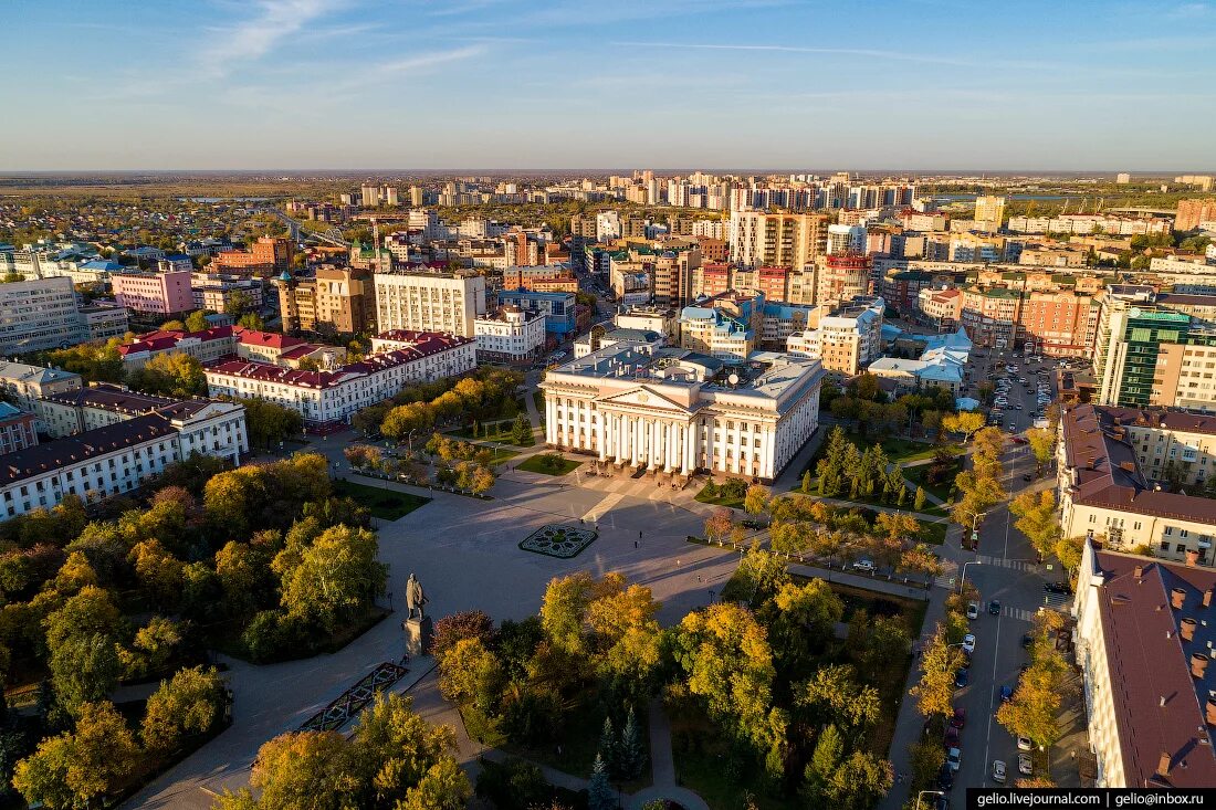 Площади тюмени фото Тюмень с высоты - первый русский город Сибири - Gelio Степанов Слава - ЖЖ