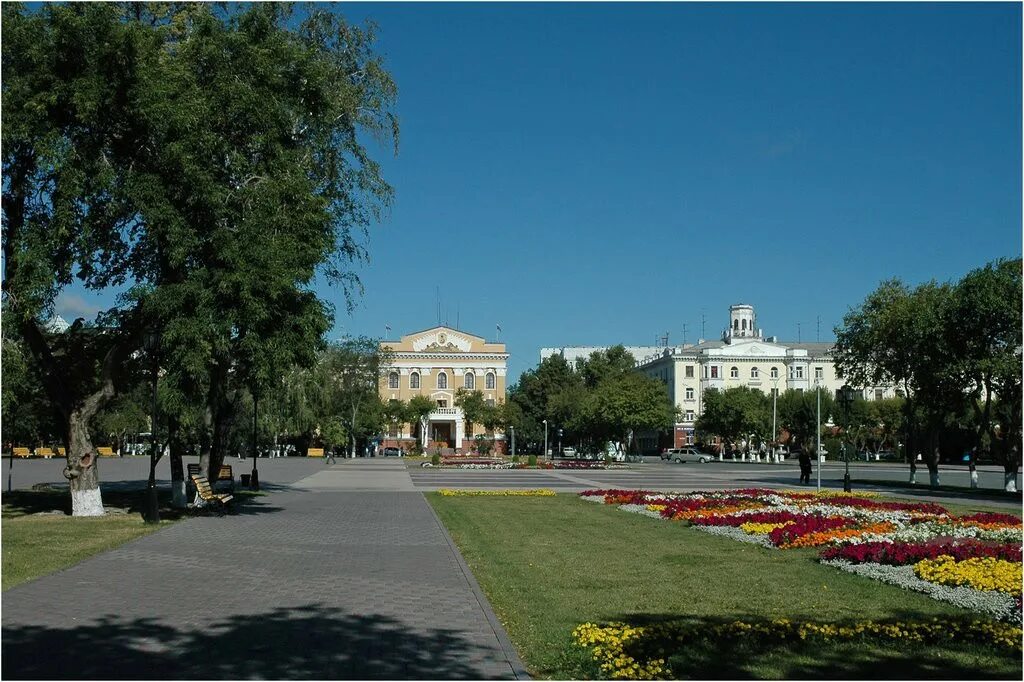 Площади тюмени фото Центральная площадь в Тюмени Описание и фото
