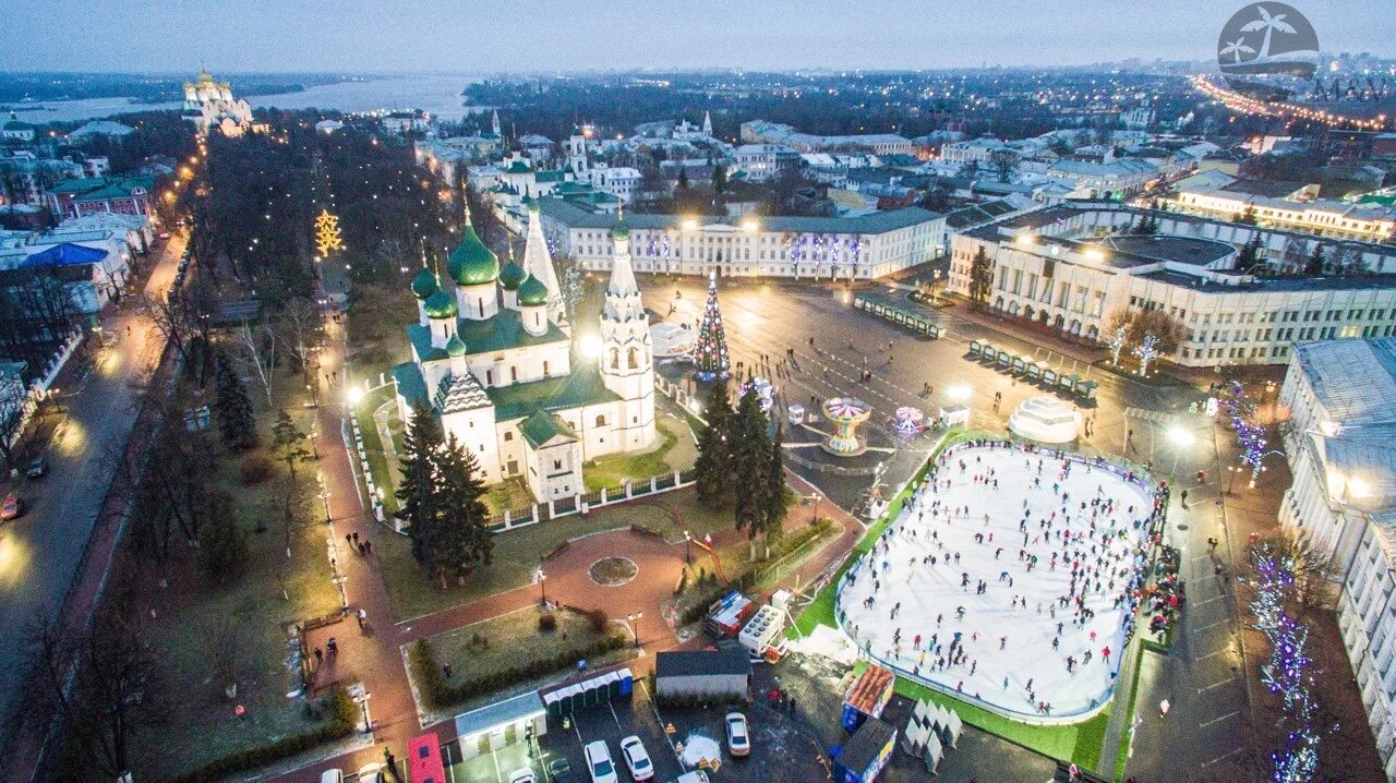 Площади ярославля фото Как отметят Новый год в городах Ярославской области- Яррег - новости Ярославской