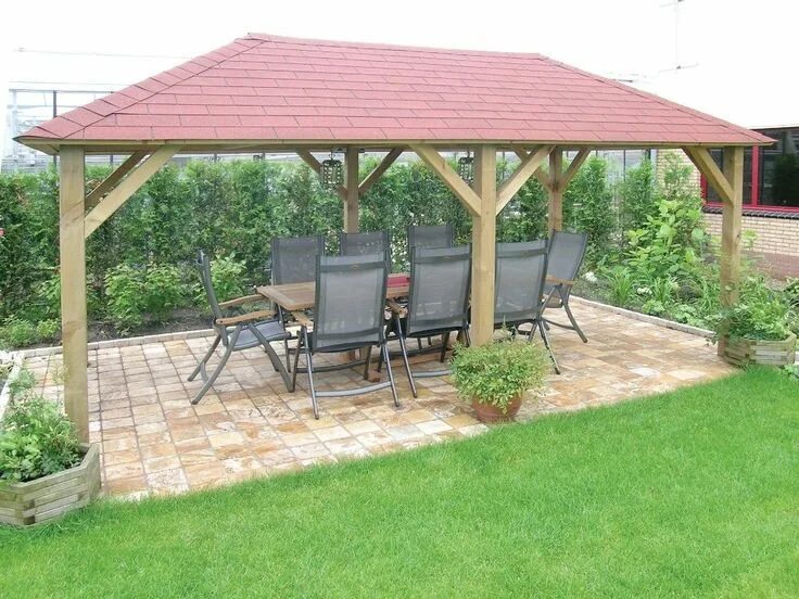 Площадка для беседки своими руками Grande Wooden Garden Gazebo - Gazebo Direct . Garden gazebo, Wooden gazebo, Wood
