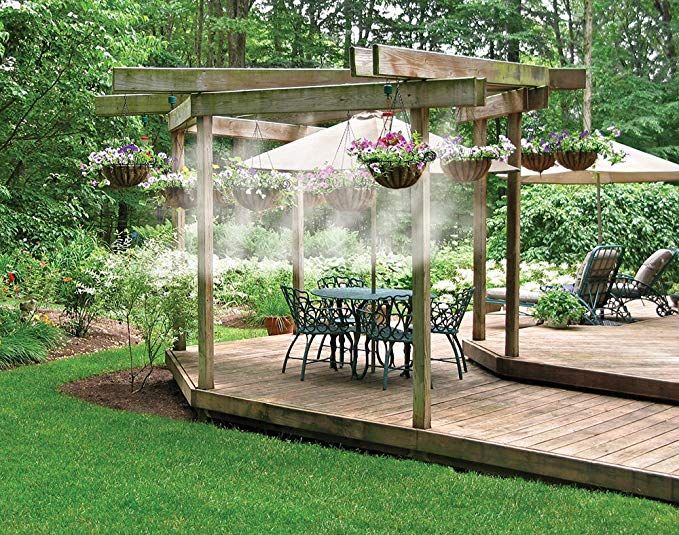 Площадка для беседки своими руками Orbit 20070 Performance 1/2" PVC Outdoor Mist Cooling System: Amazon.ca: Patio, 