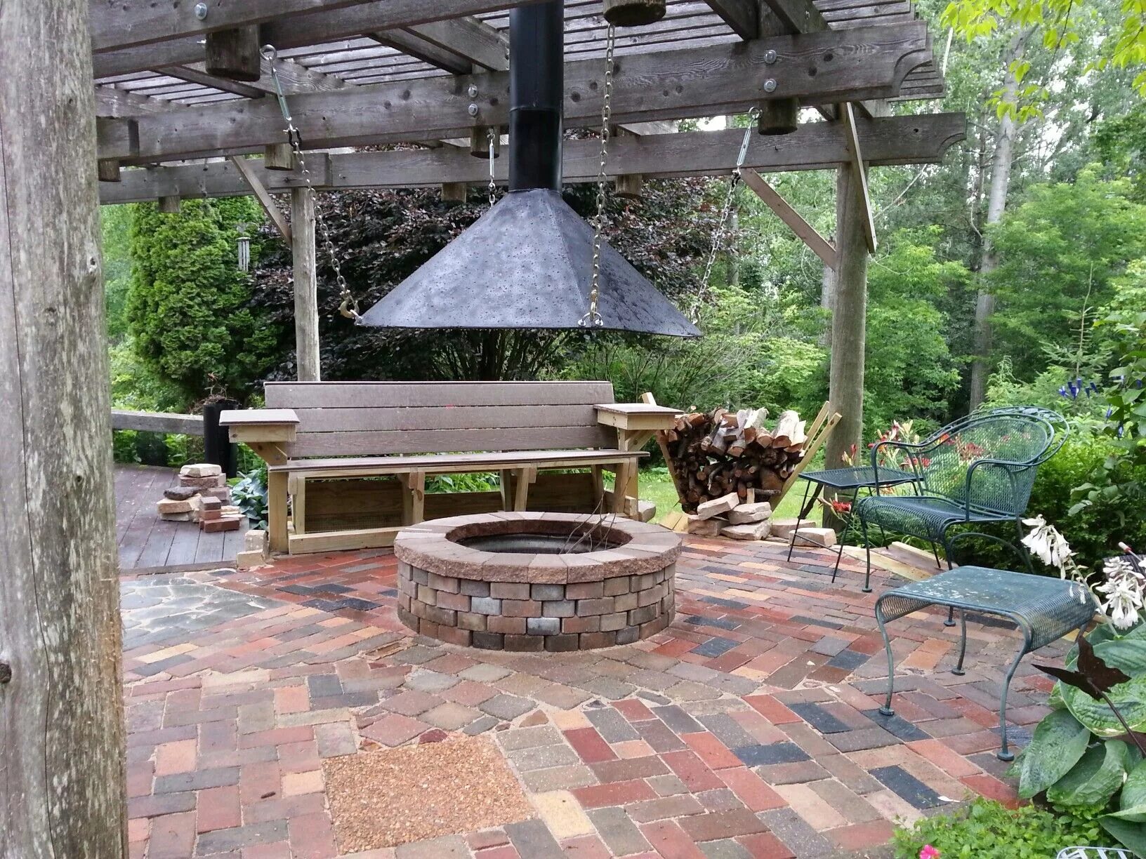 Площадка для мангала на даче своими руками Patio fire pit hood Fire pit backyard, Backyard fire, Outdoor fire pit
