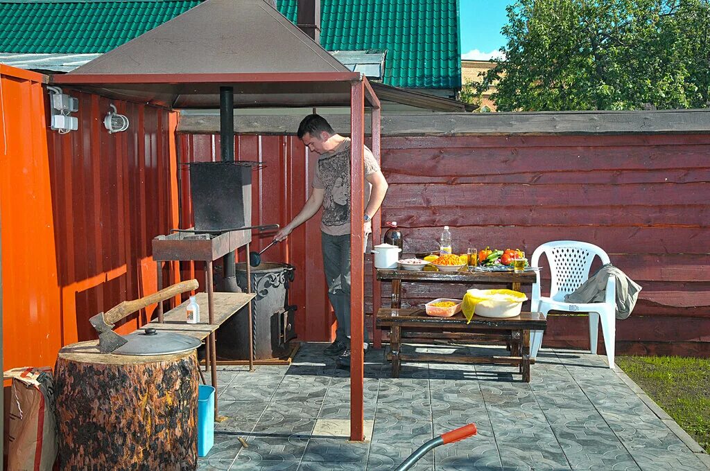 Площадка для мангала на даче своими руками Permanently closed: Old Russian Hostel, hotel, Samara Region, Tolyatti, ulitsa K