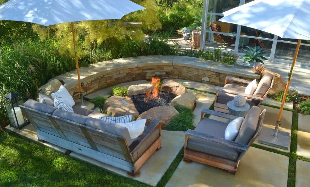 Площадка для отдыха на даче своими руками 20 Aesthetic And Family-Friendly Backyard Ideas Moderner patio, Terassenentwurf,