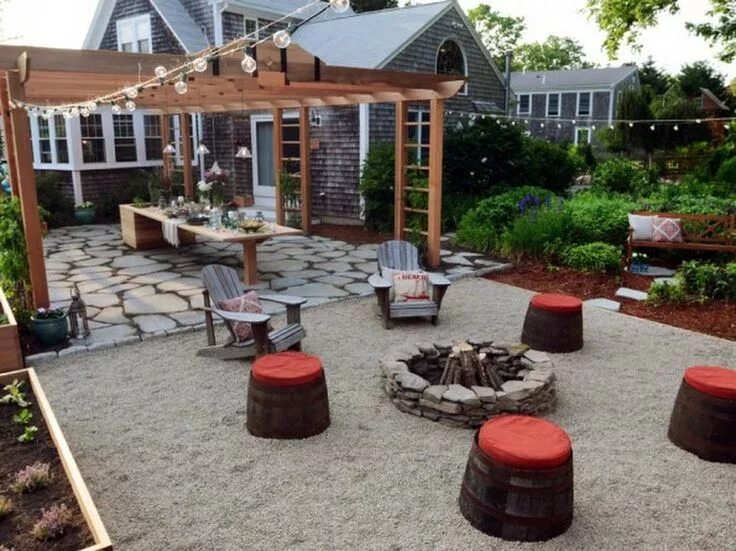 Площадка для отдыха на даче своими руками Awesome Backyard Landscaping Decoration Inspirations. Design. Fresshoz Home Desi