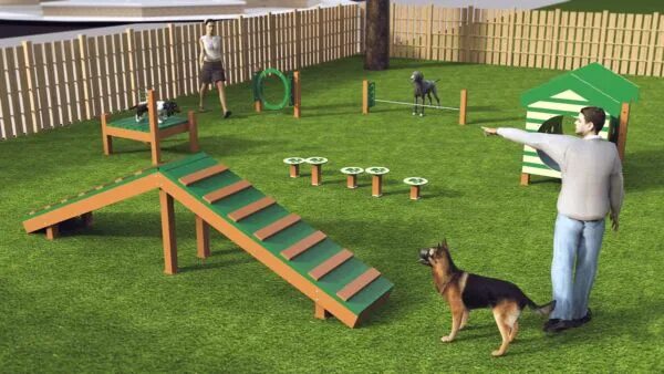 Площадка для собак фото Commercial Dog Park Equipment Adventure Playground Systems Hotel para perros, Cr