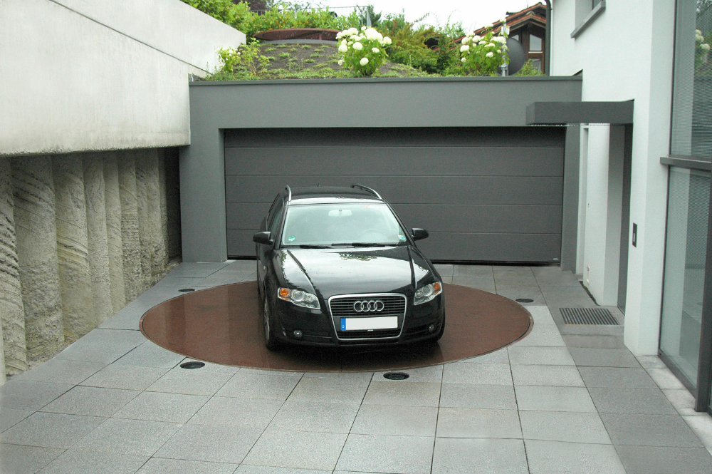 Площадка фото машины ParkDisc D450 - High quality designer products Architonic Modern garage, Garage 