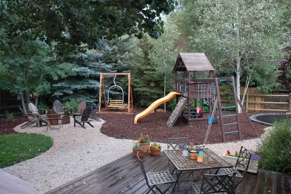 Площадка на даче фото 32 Fun Backyard Trampoline Ideas Backyard playground, Backyard for kids, Playgro