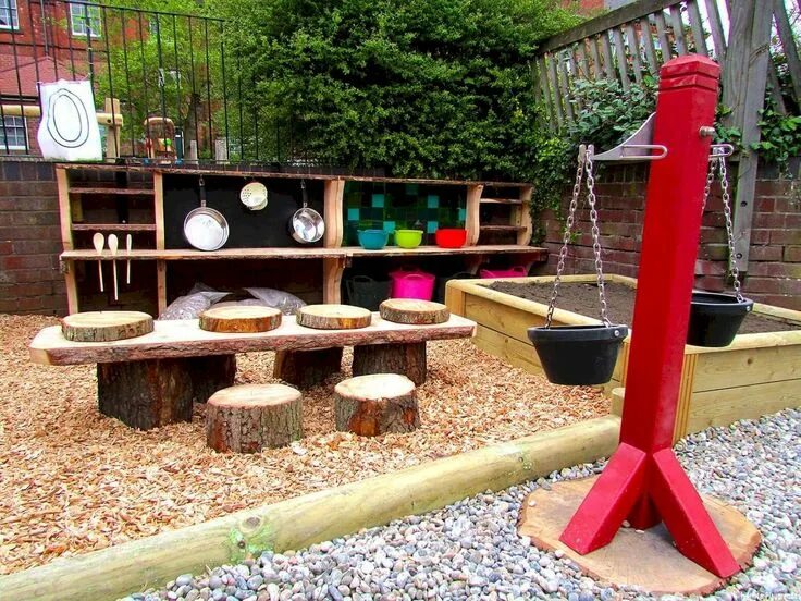 Площадка на дачу своими руками Awesome 40 Creative and Cute Backyard Garden Playground for Kids https://livinki