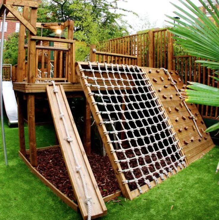 Площадка на дачу своими руками Option: As part of main play area (obstacle course) Garten spielplatz, Kinder sp