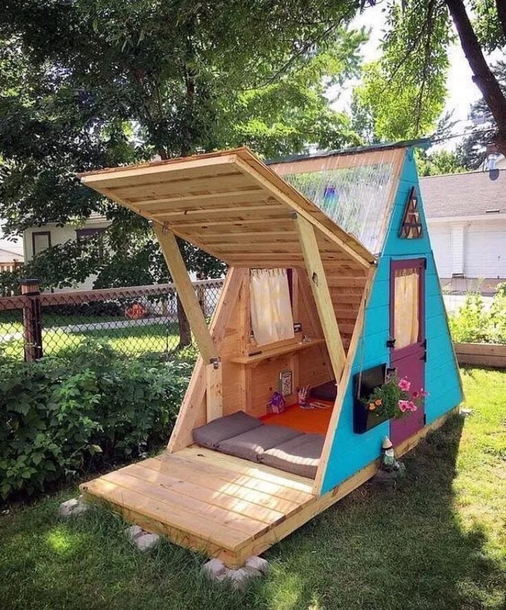 Площадка на дачу своими руками db - design bunker on Instagram: "Head to @ideiasdiferentes for more like this c