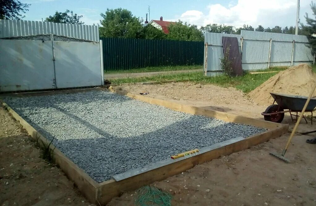 Площадка под автомобиль на даче своими руками Строительство бань и саун в Саратове: 115 строителей со средним рейтингом 4.2 с 