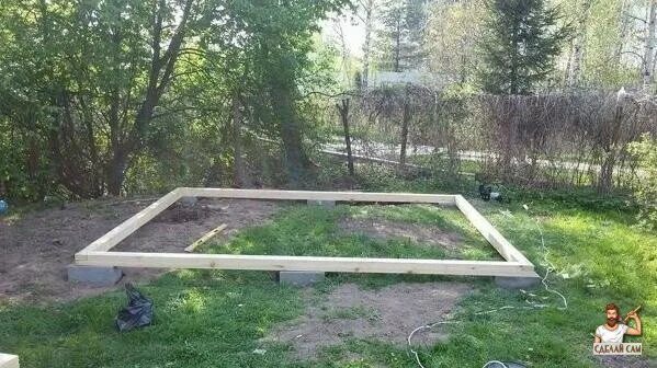 Площадка под беседку своими руками Беседка выполнена своими рука полностью! У НАС ПОЗНАВАТЕЛЬНО! ПОДПИШИСЬ. СДЕЛАЙ 