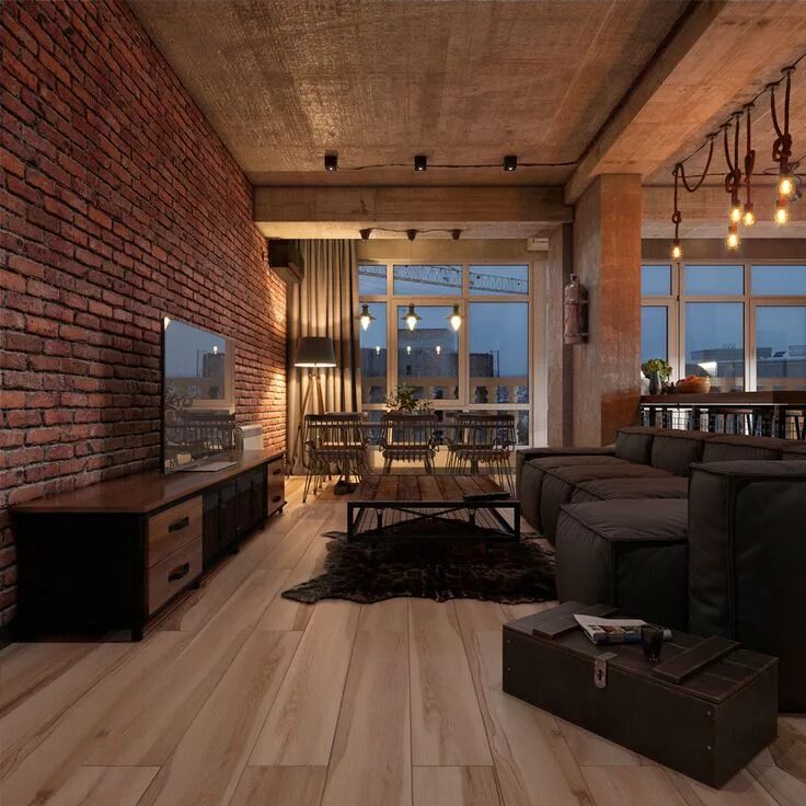 Площадка стиле лофт Pin by ::foreverleskyy:: on My Home Loft design, Loft interiors, Dream home desi