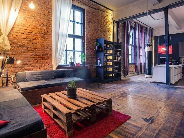 Площадка стиле лофт Permanently closed: Scandiz, interior design, Kaliningrad, Moskovskiy Avenue, 40