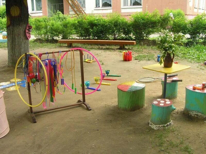 Площадка в детском саду оформление своими руками Картинки ДЕТСКАЯ ПЛОЩАДКА В ДЕТСКОМ САДУ ОФОРМЛЕНИЕ