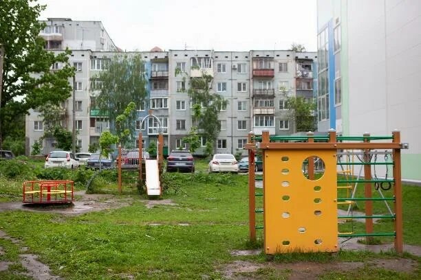 Площадки фото тула В Туле приступили к установке новых детских площадок