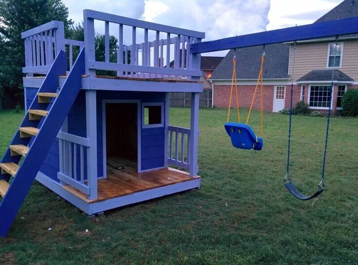 Площадки своими руками фото Pin by Оля on Детский домик Backyard play, Backyard playground, Play houses
