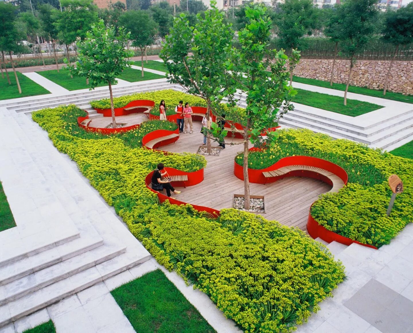 Площадки в ландшафтном дизайне Landscape architecture design, Landscape design, Landscape architect