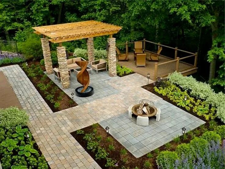 Площадки в ландшафтном дизайне 40+ Incredible Landscape Design Ideas For You Front yard or Backyard - Freshouz 