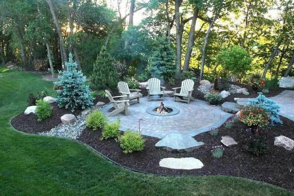Площадки в ландшафтном дизайне Craft Tips And Diy Fire pit landscaping, Outdoor fire pit designs, Outdoor fire 