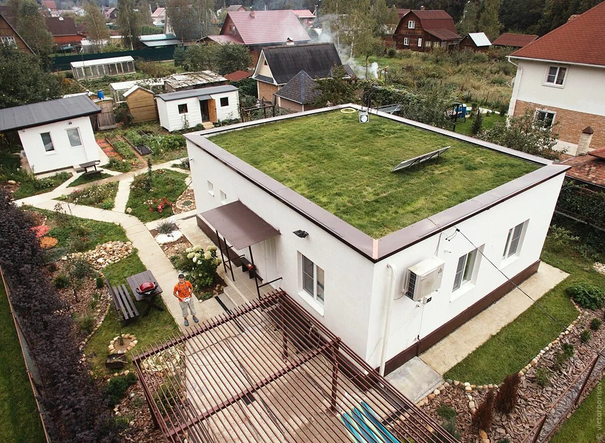 Плоская крыша частного дома варианты Современные технологии для жизни House styles, House, Dream house