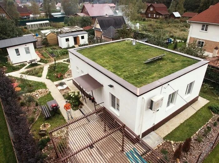 Плоская крыша фото плоская крыша - Căutare Google House styles, House, Dream house