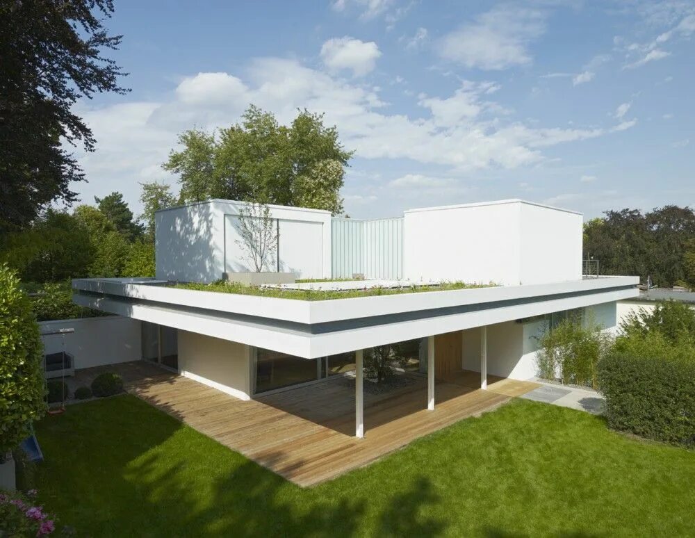 Плоская крыша фото House S / CHRIST.CHRIST. associated architects Modern house, Bungalow renovation