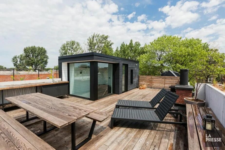 Плоская крыша фото Do you dream of a roof terrace? Know that with hours of fun in ...#dream #fun #h