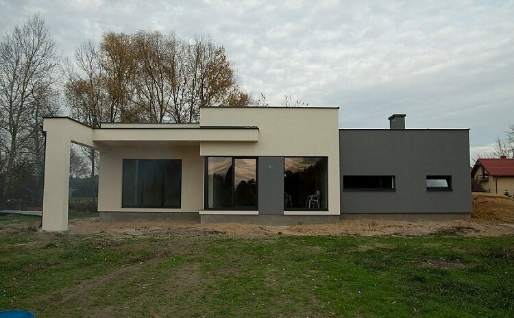 Плоская крыша одноэтажного дома реальное фото Permanently closed: Blackstone, construction company, Stavropol, Dzerzhinskogo S