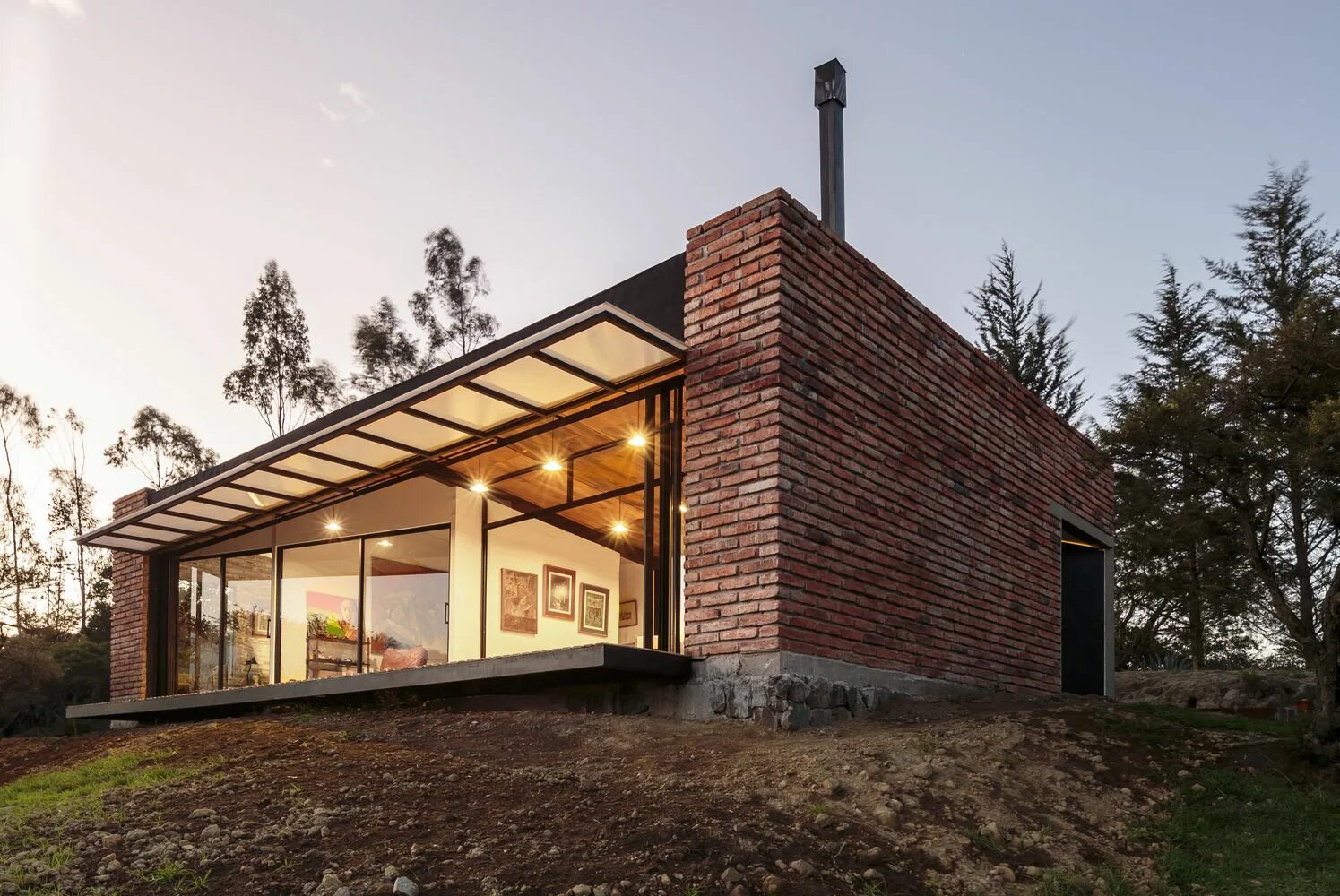 Плоская крыша в стиле лофт Gallery of El Guarango House / Bernardo Bustamante - 11 House and home magazine,
