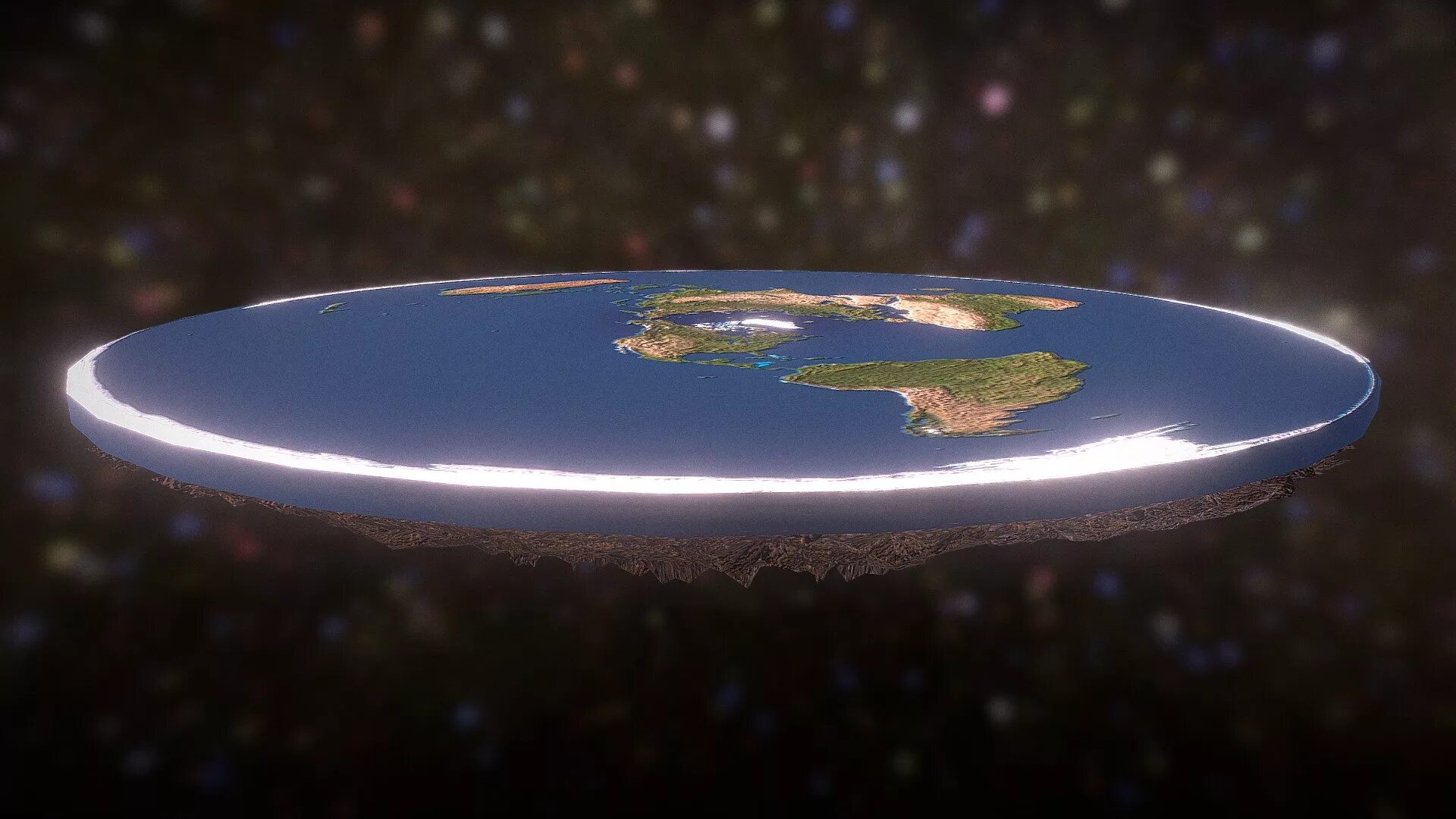 Плоская земля доказательства фото Flat Earth Theory - 3D model by AORV 092c2b8 - Sketchfab