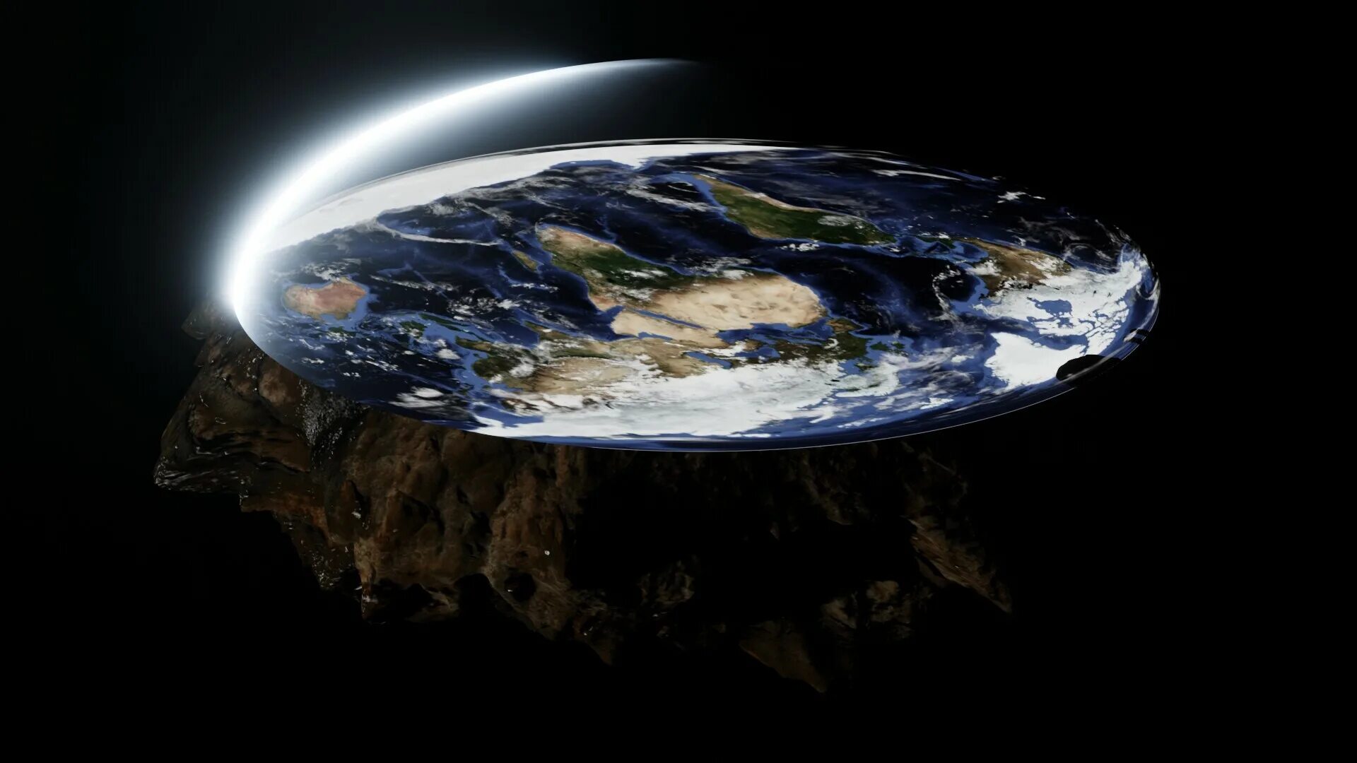 Плоская земля фото из космоса ArtStation - flat earth vol.2