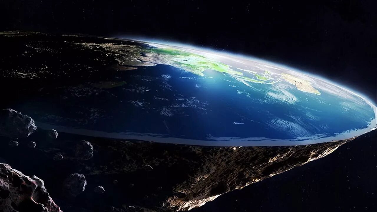 Плоская земля фото из космоса Сотрудник NASA признался что Земля имеет плоскую форму - YouTube