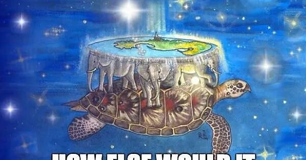 Плоская земля фото на слонах how many understand? - Imgur