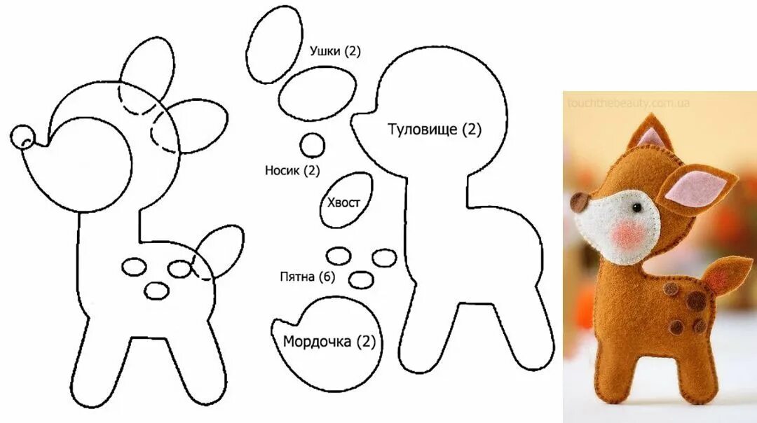 Плоские игрушки из фетра выкройки Выкройка собачка из фетра Felt toys, Felt crafts, Felt animal patterns