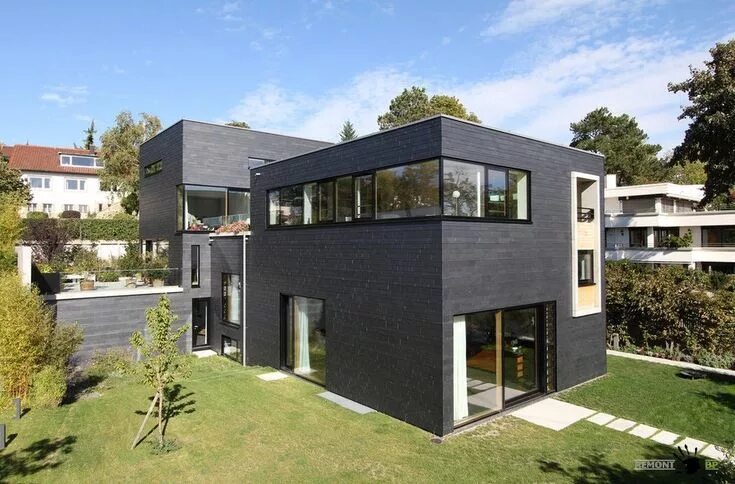 Плоские крыши частных домов фото Pin di Житлові будинки