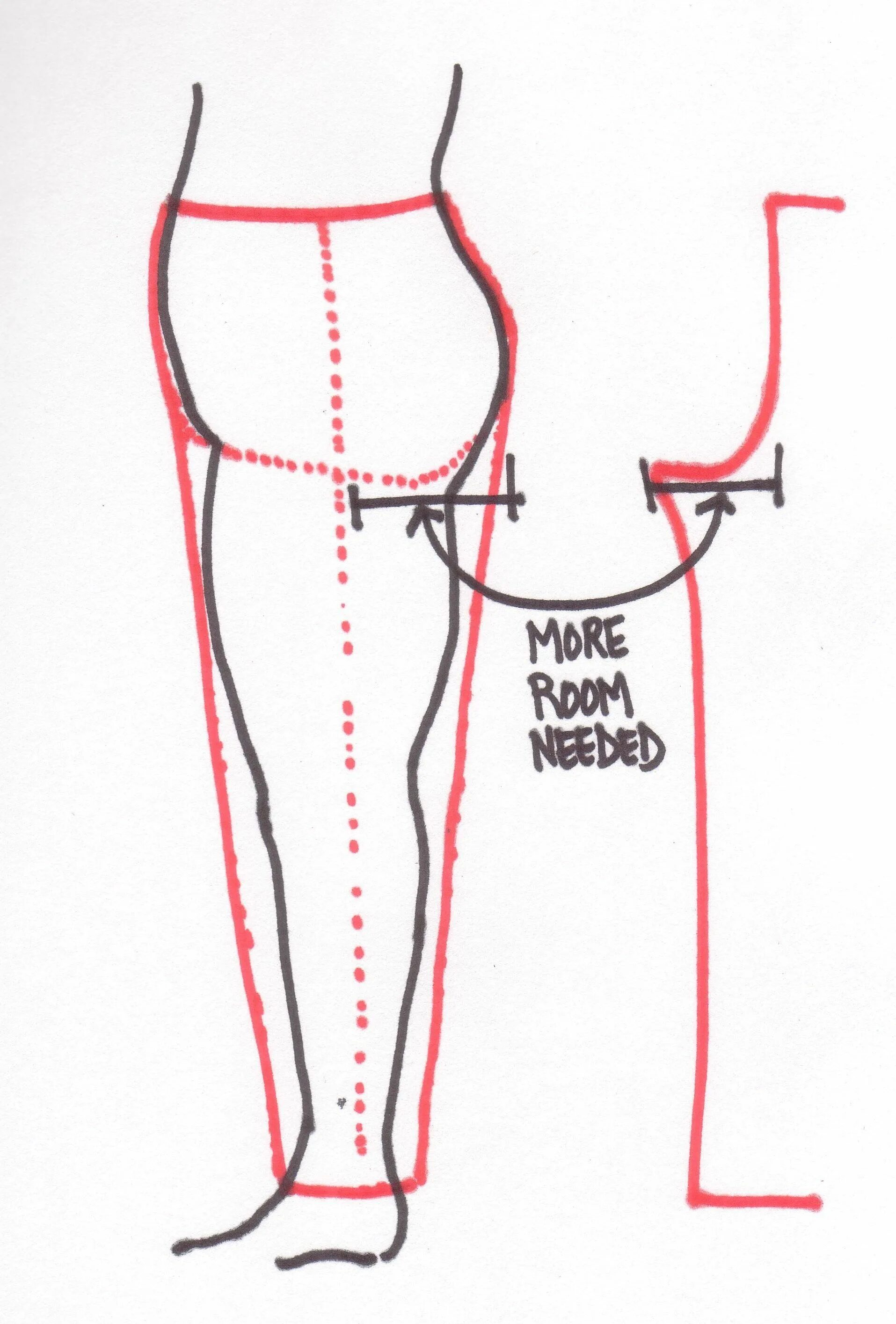 Плоские ягодицы выкройка брюк Pin on Sewing