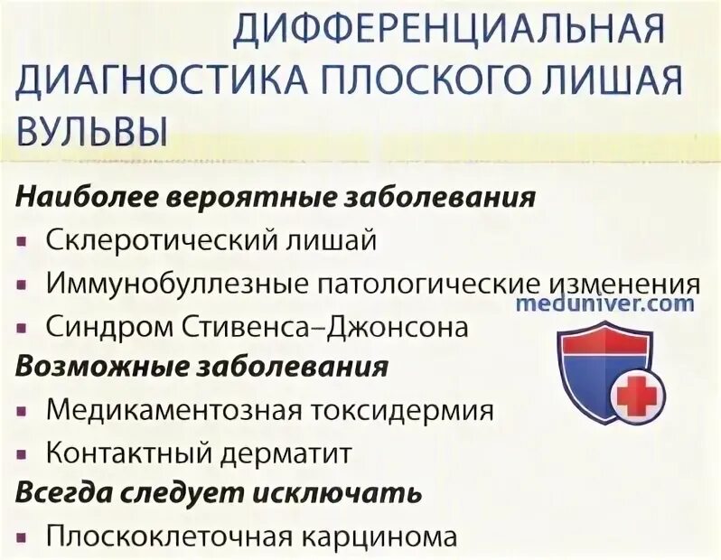 Плоский лишай вульвы фото Плоский лишай вульвы - причины, диагностика и лечение