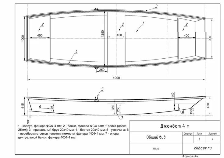 Плоскодонка своими руками чертежи Лодка Джонбот 4 м, 2024 Tekne, Gemi, Tasarım