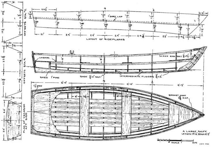 Плоскодонка своими руками чертежи Phillip Potter uploaded this image to 'Boats/Draw ings'. See the album on Photob