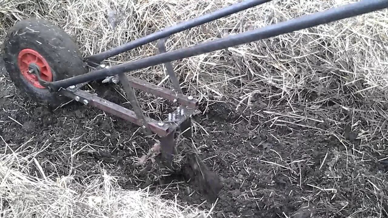 Плоскорезы самодельные для мотоблока Универсальный плоскорез-пропольник "ДАНЯ-1" - YouTube