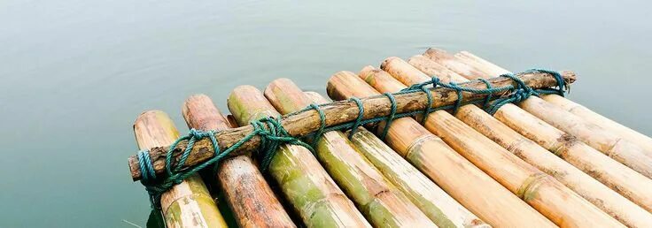 Плот деревянный фото Pin on Field Projects Survival, Rafting, Survival tips