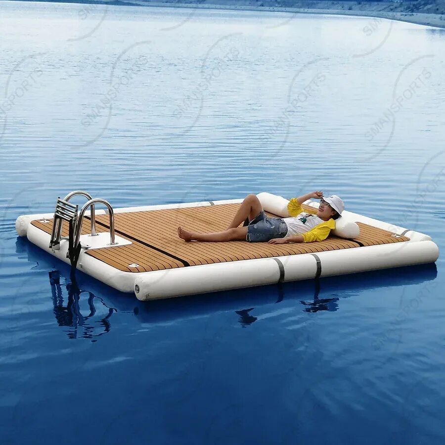 Плот на воде фото Source 4 m x 4m floating island inflatable platform for yacht on m.alibaba.com