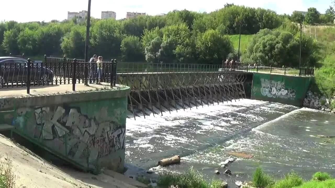 Плотина новленского водохранилища река пахра фото Плотина в Подольске на реке Пахра. - YouTube