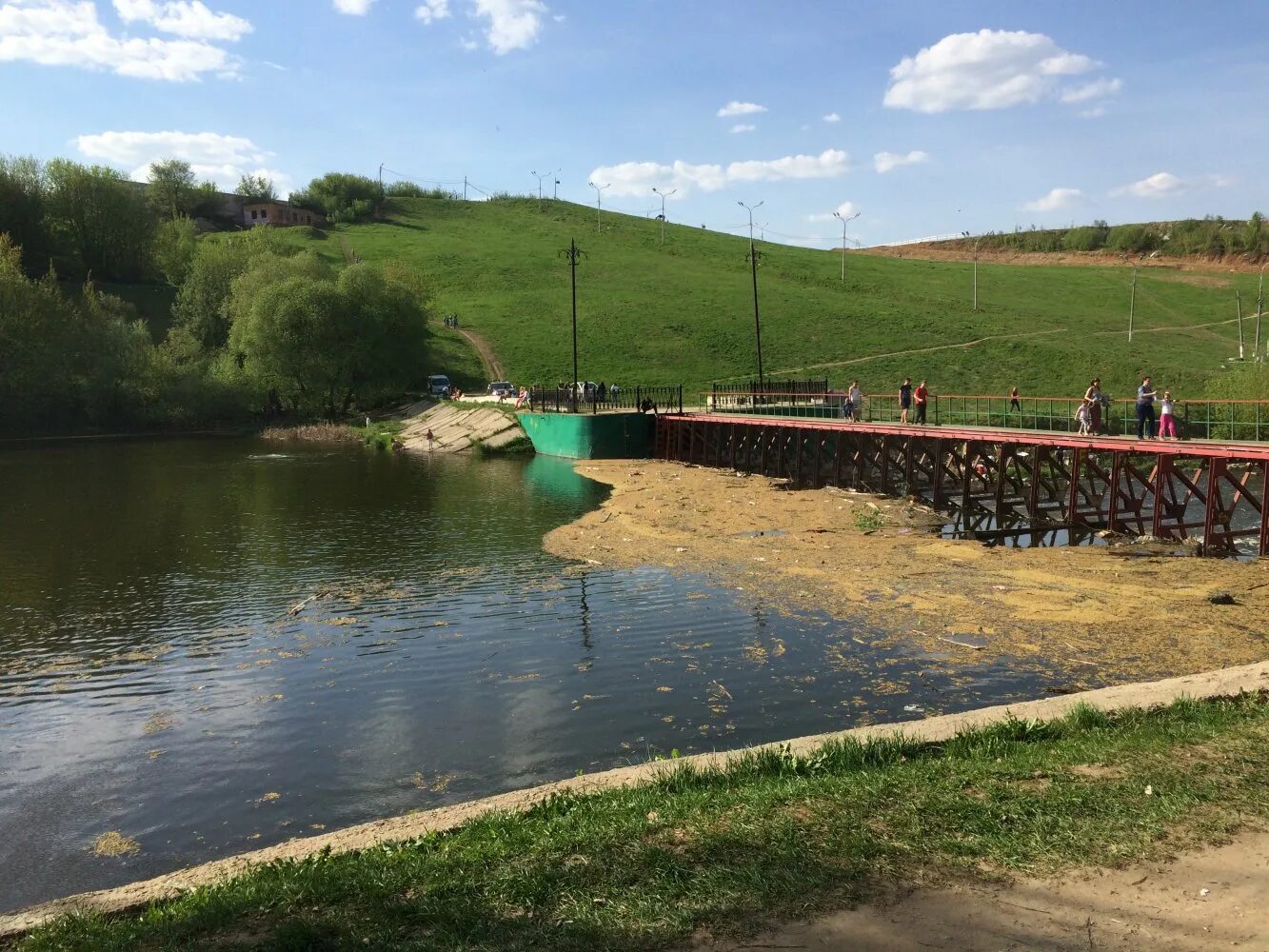 Плотина новленского водохранилища река пахра фото Фотография № 4 - " IMG_1961.JPG", место сьемки - Плотина в Горнолыжном комплексе